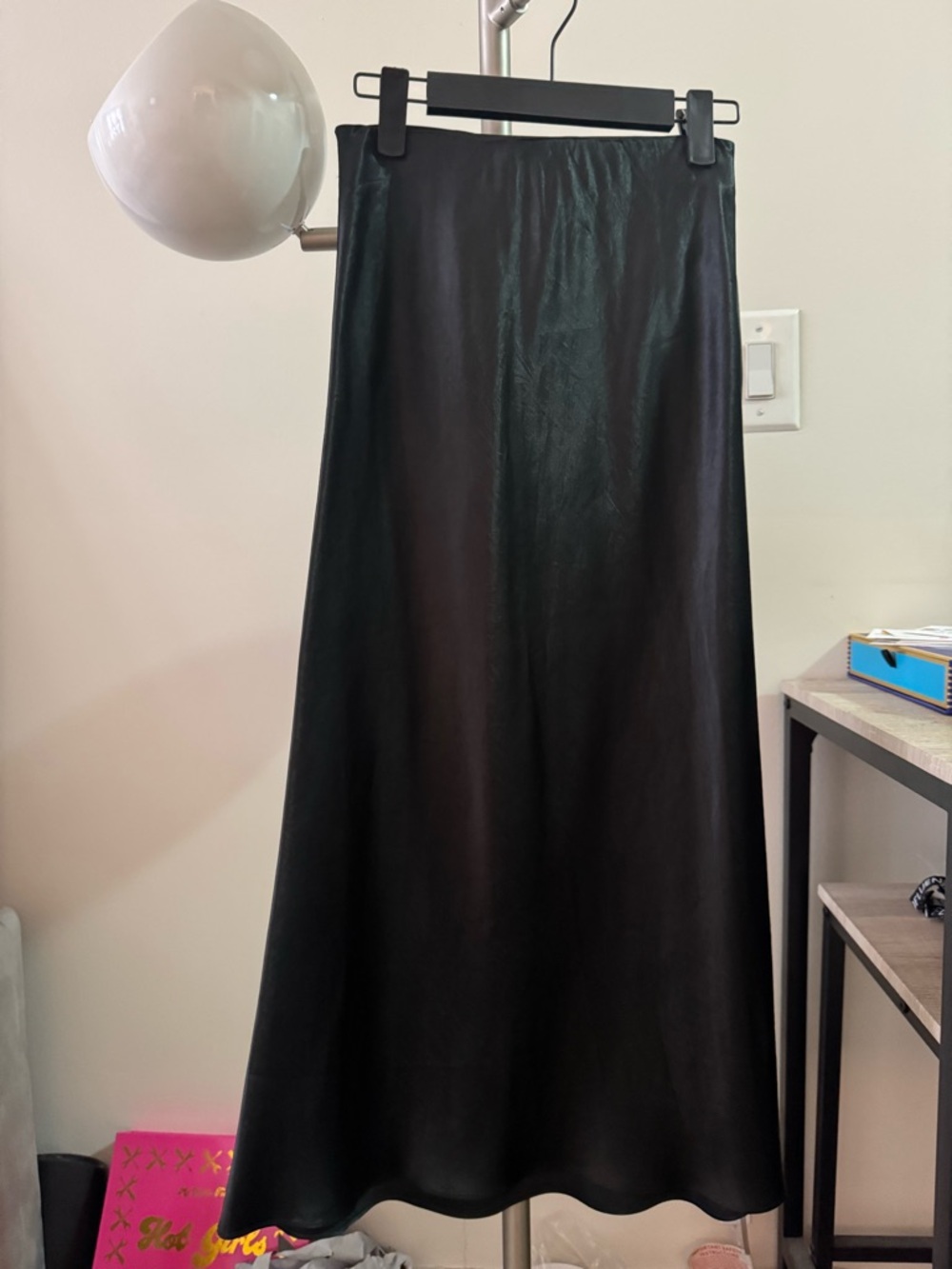 Babaton Slip Satin Maxi Skirt - Picture 5 of 5